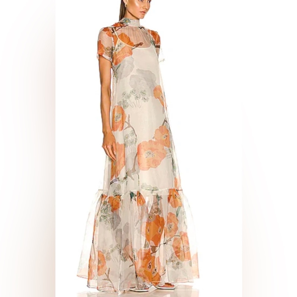 STAUD calluna organza dress